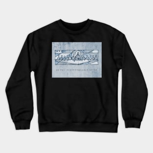 Jesus Christ and disciples at Last Supper Crewneck Sweatshirt